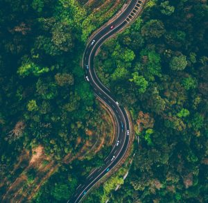 Smooth Road Ahead – Website Maintenance for Fremantle Businesses Scenic road through picturesque countryside, symbolising smooth and secure website performance.